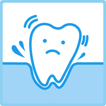 歯肉から血や膿が出る 歯がグラグラする
